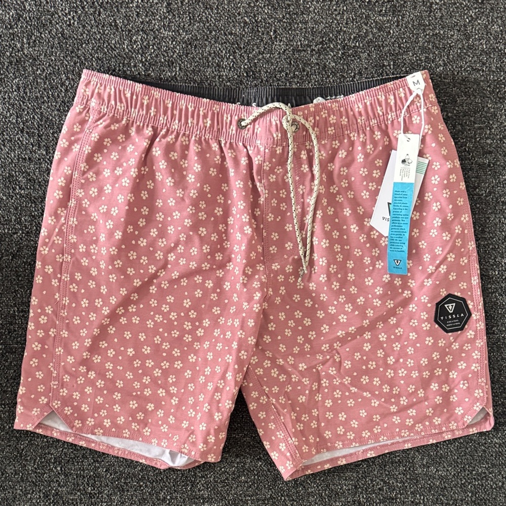 VISSLA Pink Floral boardie